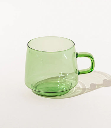 Colored Glass Tea Cup